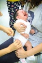 CHIANG MAI, Thailand - August 7, 2016:Children receiving vaccine