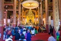 Pilgrim at Wat Phra That Si Chom Thong Worawihan in Chom Thong District, Chiang Mai, Thailand