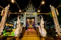 CHIANG MAI, THAILAND - December 21, 2019: Night scene of Lok Molee temple