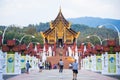 Chiang Mai,THAILAND-DECEMBER 28, 2016: royal park rajapruek