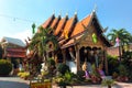 Chiang Mai, Thailand - December 3, 2019: Wat Ket Karam, a Buddhist temple in Chiang Mai, built in 1428 during the Phra Jao Sam Royalty Free Stock Photo