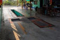 Area within private vehicle inspection station in Thailand