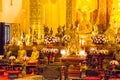 Budda Statues at Wat Chang Taem. a famous Temple in Chiang Mai, Thailand.