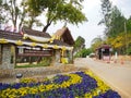 CHIANG MAI, THAILAND - FEBRUARY 10, 2020: Sign of Royal Agricultural Station Angkhang at Entrance Gate, Chiang Mai, Northern