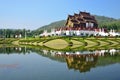 Chiang Mai, Thailand, Ho Kham Luang at Royal Flora Expo, traditional thai architecture Royalty Free Stock Photo