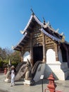 CHIANG MAI THAILAND-11 JANUARY 2020:Prasat Temple,Chiang Mai According to evidence, the inscription of Wat Tapotharam inscribed