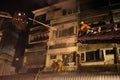 CHIANG MAI, THAILAND JUNE 05: Fire in Fabric shop - catch fire i