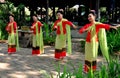 Chiang Mai, Thailand: Khong Dancers Royalty Free Stock Photo