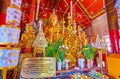 The altar in Viharn of Wat Si Koet, on May 3 in Chiang Mai, Thailand