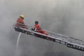 CHIANG MAI, THAILAND MAY 17: Fire in Warehouses - catch fire in