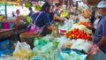 Traditional Thai foods in Tanin Market, Chiang Mai, Thailand
