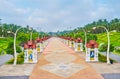 The Royal alley in Rajapruek park, Chiang Mai, Thailand