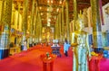 Interior of Phra Viharn Luang of Wat Chedi Luang, Chiang Mai, Thailand