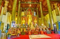 The altar of Phra Viharn Luang, Wat Chedi Luang, Chiang Mai, Thailand