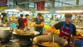 Takeaway food section in Tanin Market, Chiang Mai, Thailand