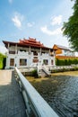 CHIANG MAI, THAILAND - May 9, 2020 : Thai parsonage of Chedi Luang Varavihara temple