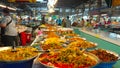 Takeaway foods in Tanin Market, Chiang Mai, Thailand