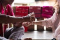 Unidentified elder man from Karen ethnic hill tribe minority tie