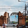 Chiang Mai, Thailand - View of Tha Phae Gate, one of the most famous landmarks in the city.