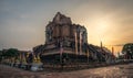 Chiang Mai, Thailand at Wat Chedi Laung