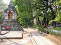 Chiang Mai - ThaÃÂ¯lande - Temple ancien dans la ville Royalty Free Stock Photo