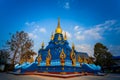 Chiang Rai Blue Temple or Wat Rong Seua Ten is located in Chiang Rai Royalty Free Stock Photo