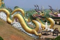 Chiang Rai, Thailand, beautiful landscape Huay Pla Kang Temple Beautiful white dragon statue Things to do in Chiang