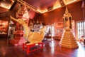 Inside view of Hong Luang Sang Kaew Museum in Wat Phra Kaew Chiang Rai.
