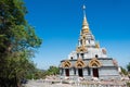 Phra Boromathat Chedi. a famous Temple at Doi Mae Salong, Chiang Rai, Thailand. Royalty Free Stock Photo