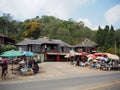 Doi Mae Salong, Yunnanese Village, main attraction in the province of Chiang Rai,