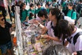 CHIANG RAI, THAILAND - MAY 21, 2017 : Asian student girls crazy