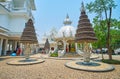 Prayer trees at White Temple, Chiang Rai, Thailand Royalty Free Stock Photo