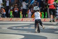 Flipper Balance Bike Chiangrai Championship, Children participate in balance bicycle race. Royalty Free Stock Photo