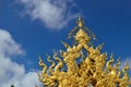 CHIANG RAI, THAILAND - NOVEMBER 21 : Wat Rong Khun buildings and Royalty Free Stock Photo