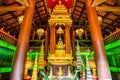 CHIANG RAI, THAILAND - October 11, 2019 : Emerald Buddha in Phra Kaew temple