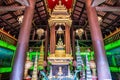 CHIANG RAI, THAILAND - October 11, 2019 : Emerald Buddha in Phra Kaew temple