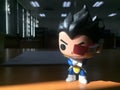 Chiang rai, Thailand - September 26, 2018: Dragonball Z Resolution of prince Vegeta on wooden floor