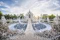 Chiang rai Wat Rong Khun another name white Temple is an art Buddhist temple in Chiang Rai Province, Thailand.Wat Rong Khun is a