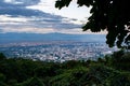 Chiangmai city scape at view point Royalty Free Stock Photo