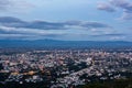 Chiangmai city scape at view point Royalty Free Stock Photo