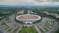 Chiangmai,THAILAND JUL 20,2017: Arial view Grandstand in 700th A