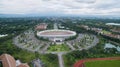 Chiangmai,THAILAND JUL 20,2017: Arial view Grandstand in 700th A