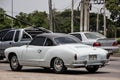 Old Private Volkswagen Karmann Ghia Car Royalty Free Stock Photo