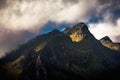 Chiangmai thailand nature landscape : mountain with clouds mist