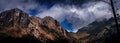 Chiangmai thailand nature landscape : mountain with clouds mist