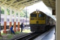 Chiangmai train station. The train at the platform Royalty Free Stock Photo