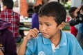 CHIANGRAI, THAILAND - August 12, 2016: Unidentified child orphans in Ban nana house. Ban nana Orphanage take care children from T