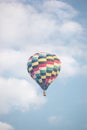 CHIANGRAI, THAILAND - FEBRUARY 15, 2017 : Hot air Balloons ready to rise into the sky in the sunset at SINGHA PARK CHIANGRAI Royalty Free Stock Photo