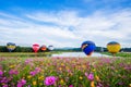 CHIANGRAI, THAILAND - November 30, 2017 : Hot air Balloons ready Royalty Free Stock Photo