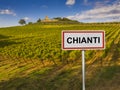 Chianti wine region of Tuscany, Italy Royalty Free Stock Photo